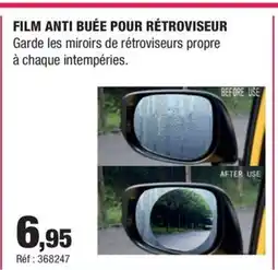 Autobacs Film anti buée pour rétroviseur offre