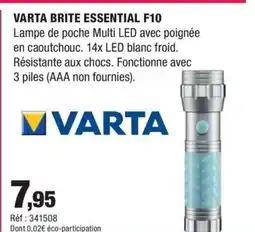 Autobacs VARTA Brite essential f10 offre