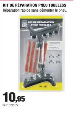 Autobacs Kit de réparation pneu tubeless offre
