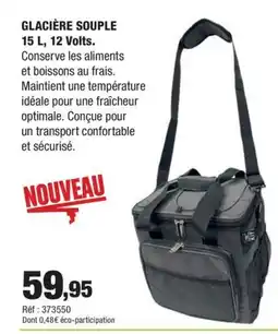 Autobacs Glacière souple 15 l, 12 volts offre