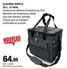 Autobacs Glacière souple 29 l, 12 volts offre