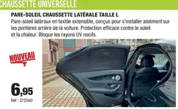 Autobacs Pare-soleil chaussette latérale taille offre