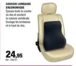 Autobacs Coussin lombaire ergonomique offre