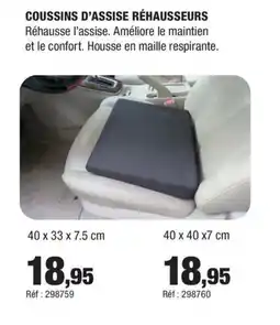 Autobacs Coussins d'assise réhausseurs offre