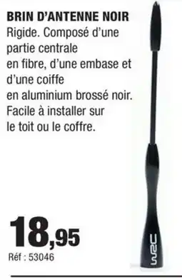 Autobacs Brin d'antenne noir offre