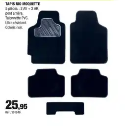Autobacs Tapis rio moquette offre