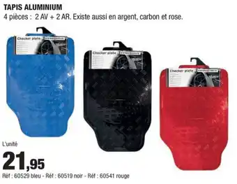 Autobacs Tapis aluminium offre
