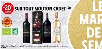 Intermarché Mouton cadet bon plan sur tout mouton cadet offre