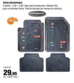 Autobacs Tapis découpable offre