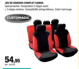 Autobacs Jeu de housses complet samos offre