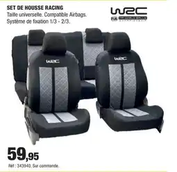 Autobacs Set de housse racing offre