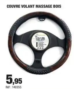 Autobacs Couvre volant massage bois offre