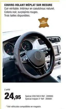 Autobacs Couvre-volant méplat sur mesure offre