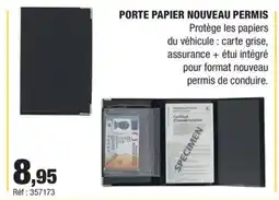 Autobacs Porte papier nouveau permis offre