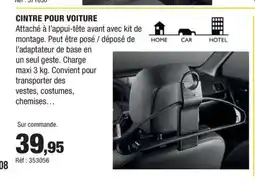 Autobacs Cintre pour voiture offre