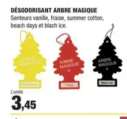 Autobacs Désodorisant arbre magique offre