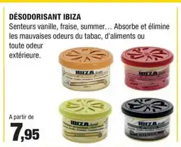 Autobacs Désodorisant ibiza offre