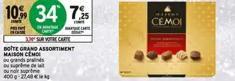 Intermarché Cémoi boîte grand assortiment maison offre
