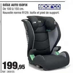 Autobacs Siège auto isofix offre