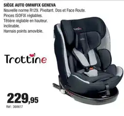Autobacs Siège auto omnifix geneva offre