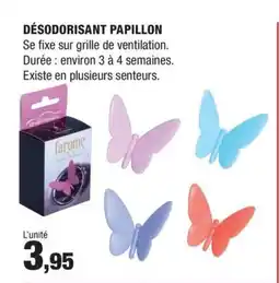 Autobacs Désodorisant papillon offre