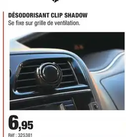 Autobacs Désodorisant clip shadow offre