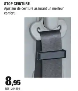 Autobacs Stop ceinture offre