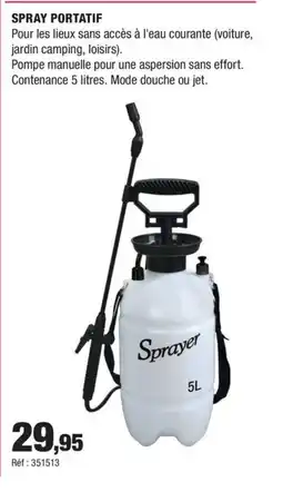 Autobacs Spray portatif offre