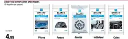 Autobacs Lingettes nettoyantes spécifiques offre