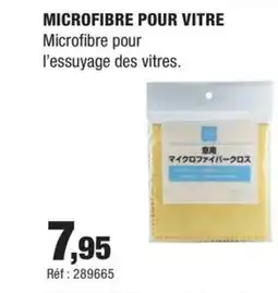Autobacs Microfibre pour vitre offre