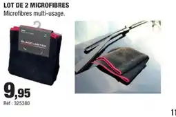 Autobacs Lot de 2 microfibres offre