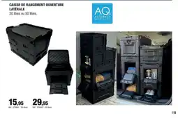 Autobacs Caisse de rangement ouverture latérale offre