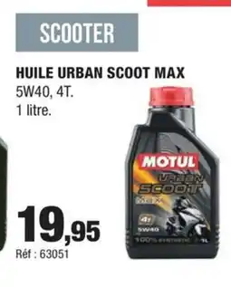 Autobacs Huile urban scoot max offre