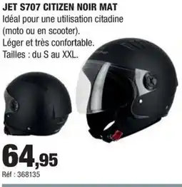 Autobacs Jet s707 citizen noir mat offre