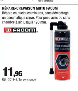 Autobacs Répare-crevaison moto facom offre