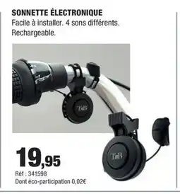 Autobacs Sonnette électronique offre