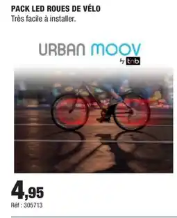 Autobacs Pack led roues de vélo offre