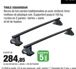 Autobacs Thule thule squarebar offre