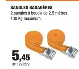 Autobacs Sangles bagagères offre