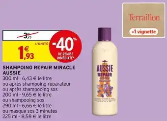 Aussie shampoing repair miracle