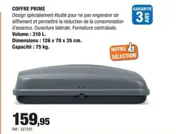 Autobacs Coffre prime offre