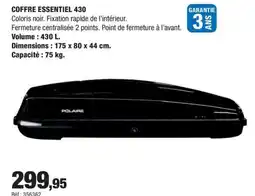 Autobacs Coffre essentiel 430 offre