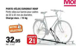 Autobacs Porte-vélos euromat roof offre