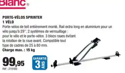 Autobacs Porte-vélos sprinter offre