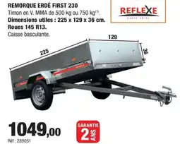 Autobacs Remorque erdé first 230 offre