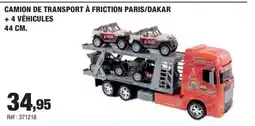 Autobacs Camion de transport à friction paris/dakar offre