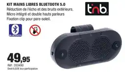 Autobacs Kit mains libres bluetooth 5.0 offre