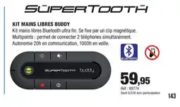 Autobacs Kit mains libres buddy offre