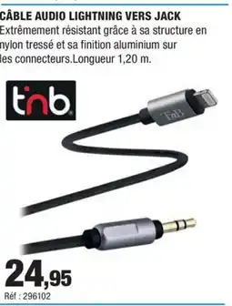 Autobacs Câble audio lightning vers jack offre