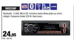 Autobacs RMD035MP offre